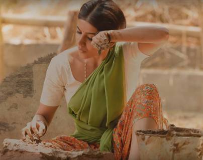 Samantha-Unable-to-Recognize-Herself!--Rangasthalam