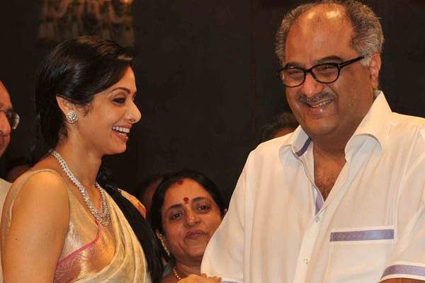 Sridevi tied rakhi to boney kapoor