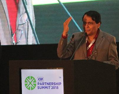 Suresh Prabhu about chandrababu naidu in Partnership Summit- 2018