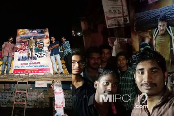 Allu Arjun Kerala Fans in Full Form for NPS