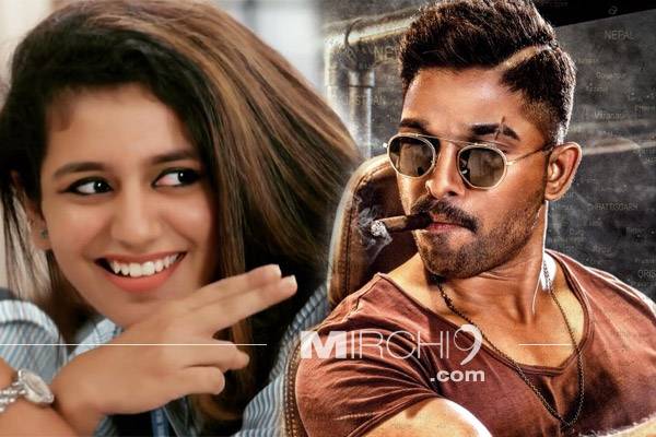 Allu Arjun Wink Girl Priya Varrier
