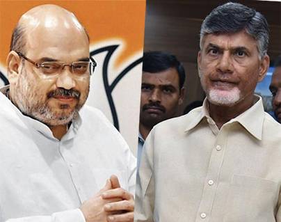 Amit Shah -Chandrababu Naidu