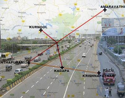 Angry Center Stalls Amaravati - Anantapur Express Highway Project of Andhra Pradesh