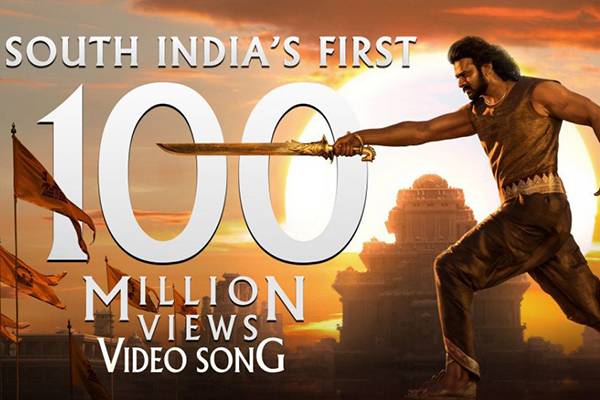 Baahubali 2 Saahore Song 100 million views