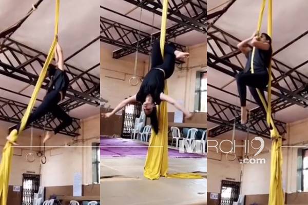 Pooja-Hegde-Aerial-Silk-Act