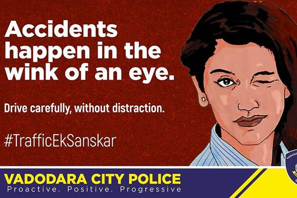 Priya-Prakash-Varrier---Vadodara-City-Police