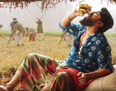 Ram Charan Gets Nostalgic on Rangasthalam Sets