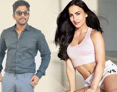 Salman Khan's Favourite, Bikini Girl Elli AvrRam for Allu Arjun
