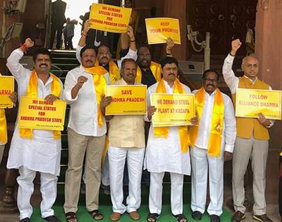 TDP Turns Heat on BJP in AP As Well As Delhi