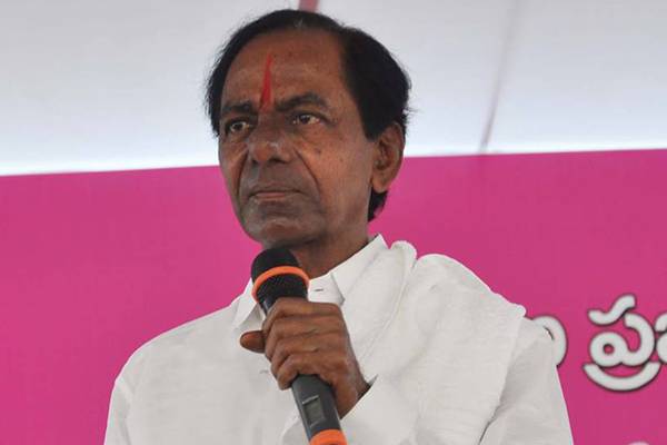 Telangana CM KCR against BJP Congress
