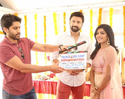 Naga Chaitanya at Subrahmanyapuram Movie Launch