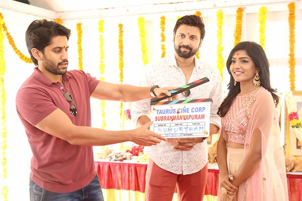 Naga Chaitanya at Subrahmanyapuram Movie Launch