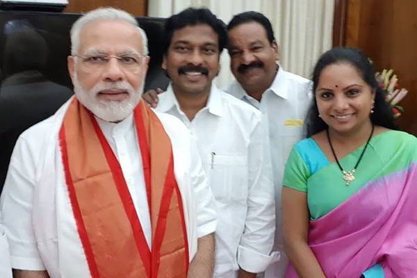 narendra modi wishes kalvakuntla kavitha happy birthday