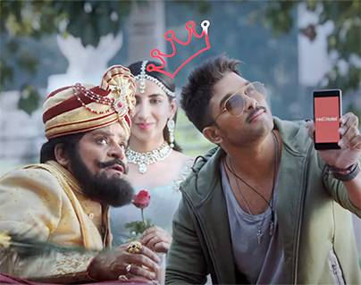 Allu Arjun's Super Hi Red Hotelt Ad in Hindi