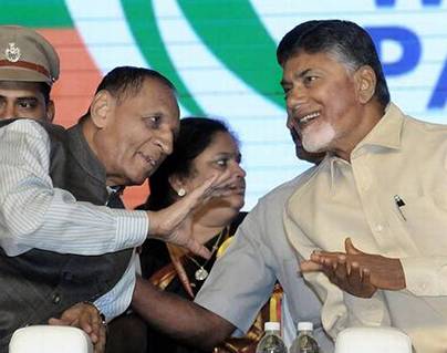 Did Governor Carry Narendra Modi's Message to Chandrababu Naidu?