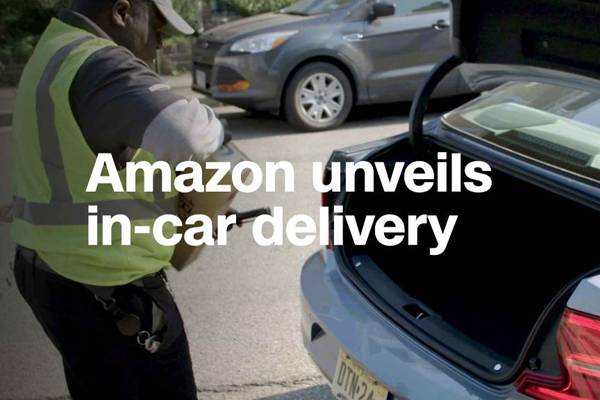 Diving-the-traditional-delivery-system-of-the-door-delivery,-Amazon-now-started-Car-delivery.