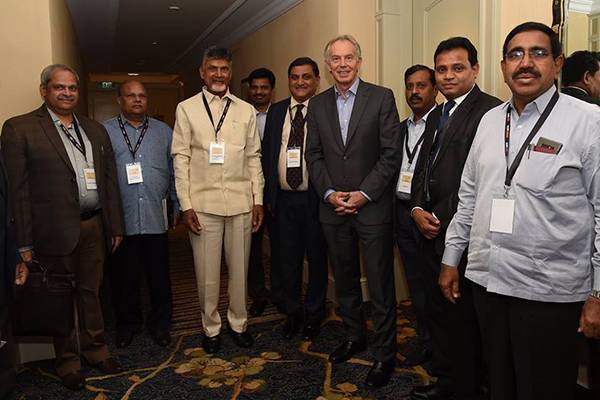 Former Britain Prime Minister Tony Blair Inquires About Navyandhra