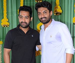 Jr NTR at Kalyan Ram New Movie Launch