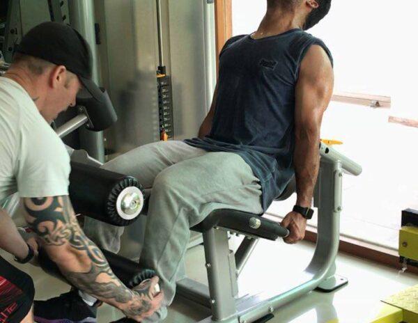 Jr NTR working hard in Gym