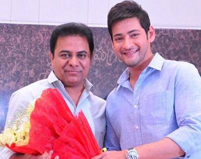 KTR Watches Bharat Ane Nenu Movie-