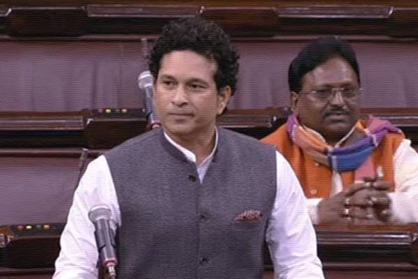 Sachin Tendulkar Smashes Away Criticism on his Rajya Sabha Tenure in Style