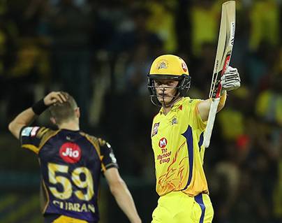 Sam Billings helps Chennai Super Kings beat Kolkata Knight Riders