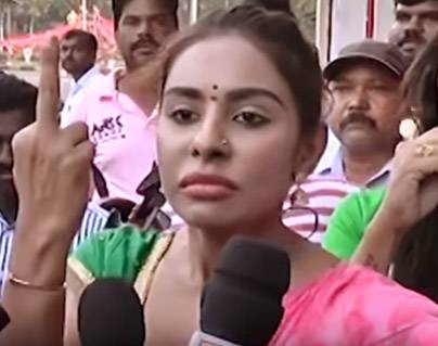 Sri Reddy Going Overboard on Pawan Kalyan