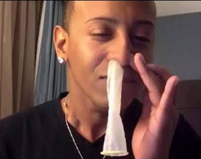 Teen Taking Gross Condom Challenge Goes Viral