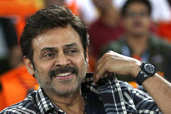 Vennkatesh watches IPL in the stadium