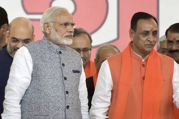 Vijay Rupani - Narendra-Modi
