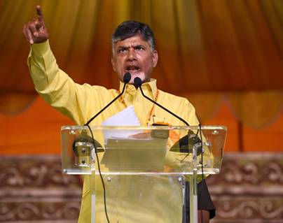 Naidu Clarifies About Congress Alliance in Mahanadu