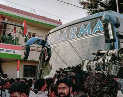 Destination Hyderabad for Congress and JDS MLAs