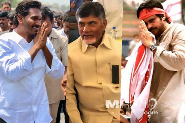 Elections 2019- Chandrababu Naidu, Jagan, and Pawan Kalyan-