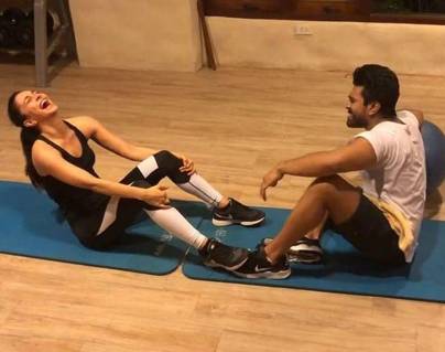 Kiara & Ram Charan Bonding Over Workout