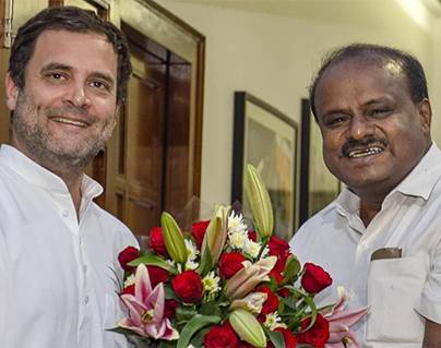 Kumaraswamy - Rahul - gandhi