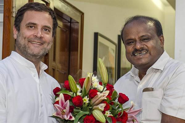 Kumaraswamy - Rahul - gandhi