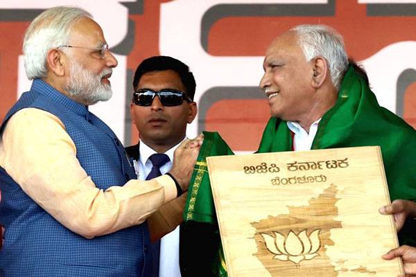 Narendra Modi Wave Unwithered - BJP Towards the Magic Figure in Karnataka