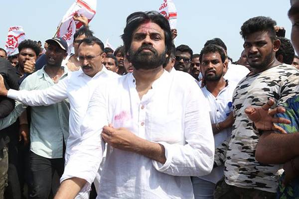 Pawan Kalyan going reverse to YS jagan