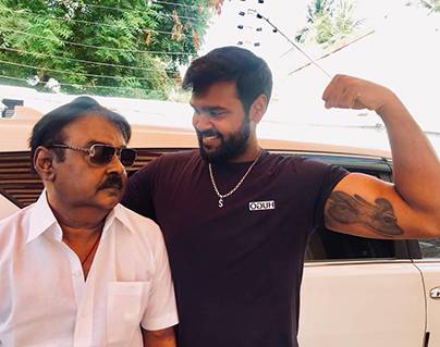 Big Surprise for 'Captain Vijaykanth' from Son Shanmuga Pandian
