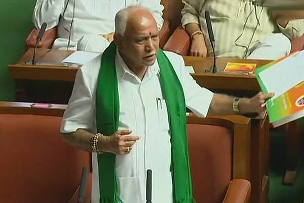Yeddyurappa Once Walks Out Ahead of Kumaraswamy's Trust Vote