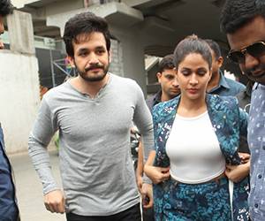 Akhil Akkineni and Lavanya Tripathi Launches Virtu Fitness Work Out Hub