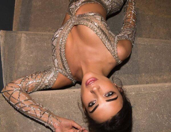 Amy Jackson Snake Scales on Body