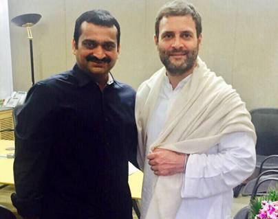 Bandla Ganesh- meets Rahul GandhiBandla Ganesh- meets Rahul Gandhi