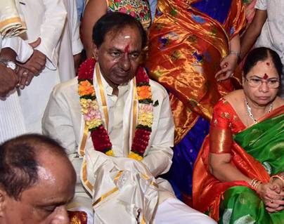 CM-KCR-to-visit-Vijayawada-Kanaka-Durga--temple