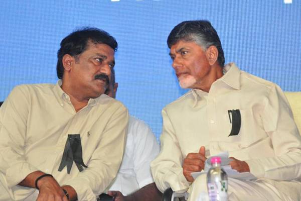 Ghanta Srinivasa Rao Seated Right Beside Chandrababu Naidu Today