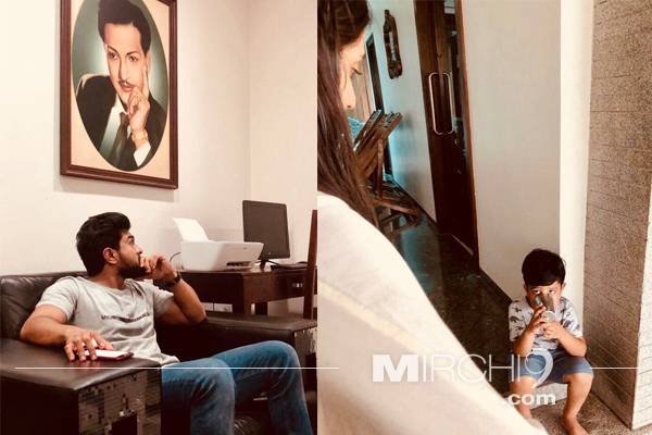 Jr Ntr tweets ram charan and his son abhay ram photos