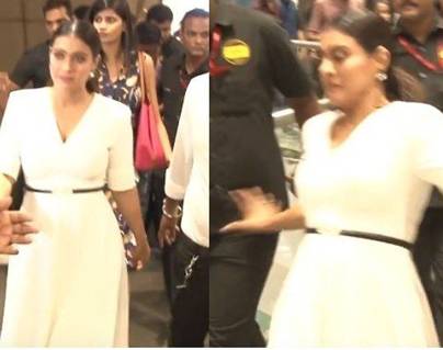 Kajol-slips-while-walking-in-a-mall-for-an--event