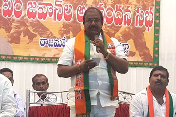 Somu -Veerraju  comments on Gali Janardhan Reddy