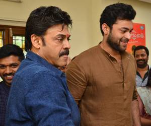 Varun Tej - Venkatesh - F2 Movie Launch