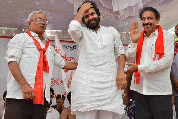 Communists wants contunue with pawan kalyan JanaSena